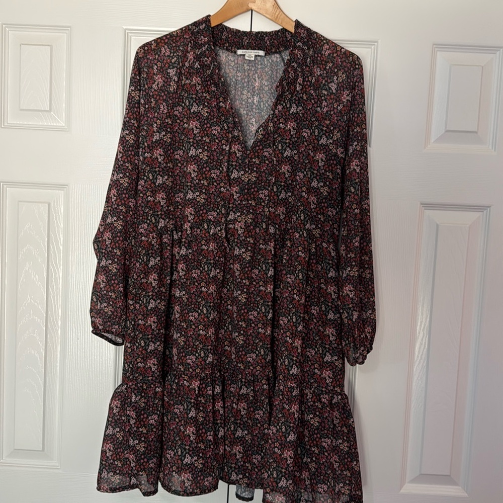 Floral Long Sleeve Dress